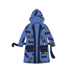 Peignoir Batman Bleu Enfant 3-8 Ans