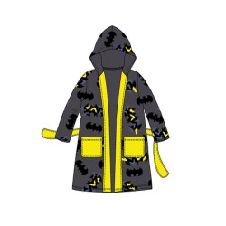 Peignoir Batman Gris Enfant 3-8 Ans