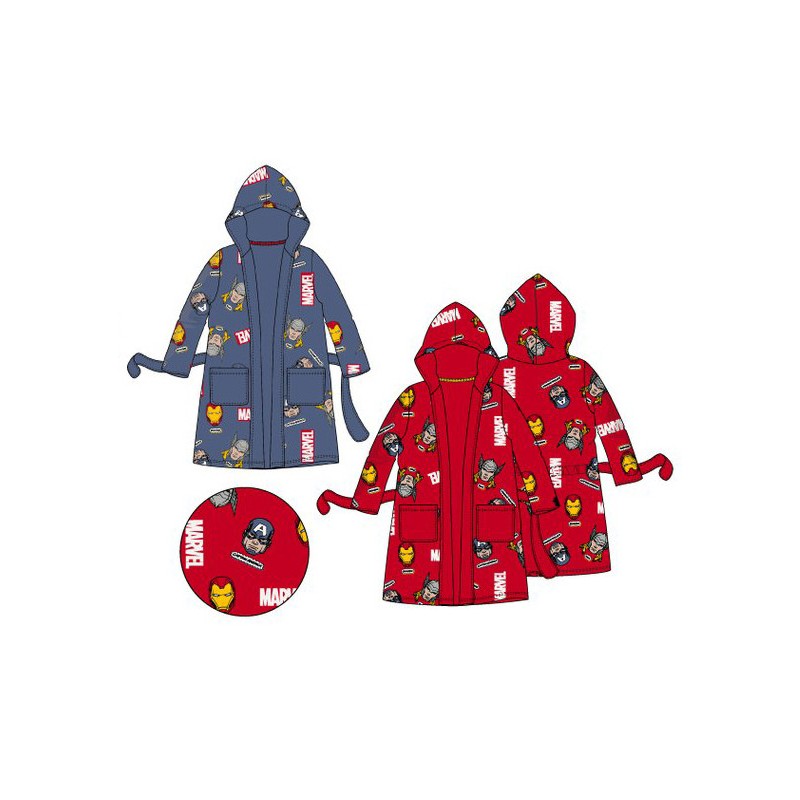 Peignoir pour enfant Avengers Marvel 4-10 ans