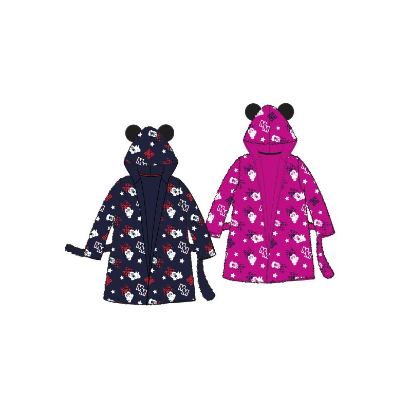 Disney Minnie  children's bathrobe 3-8 years