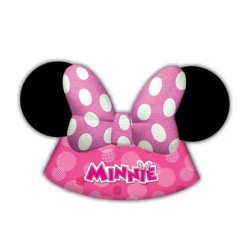 Chapeau de fête Disney Minnie Junior, Shako 6 pièces