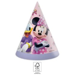 Cagoule de fête Disney Minnie Junior, chapeau tricorne 6 pièces. FSC