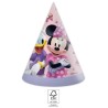 Cagoule de fête Disney Minnie Junior, chapeau tricorne 6 pièces. FSC