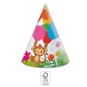 Jungle Balloons party hat, 6 pcs FSC