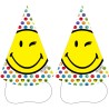 Emoji  Wink Party Hat, Bicorne 8 pcs