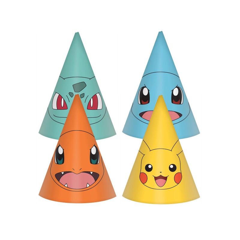 Pokémon Thunder party hat, shako 8 pcs