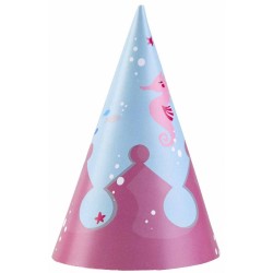 Mermaid Party Hat, Shako 8 pcs