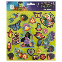 Disney Encanto puffy foam sticker set with glitter