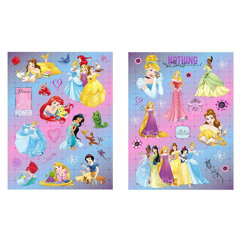 Disney Princess hologram sticker set