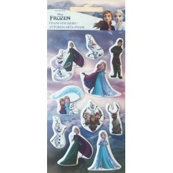 Ensemble d'autocollants éponges gonflées glamour Disney Frozen