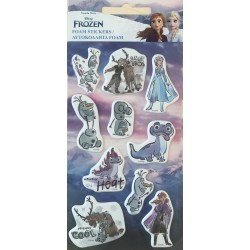 Ensemble d'autocollants en mousse gonflée glamour Disney Frozen