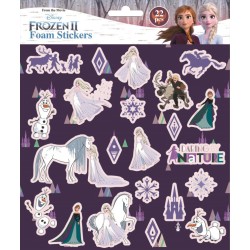 Disney Frozen puffy foam sticker with glitter decoration