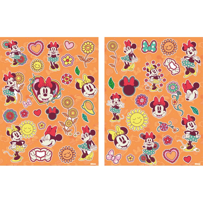 Disney Minnie  Retro holographic sticker set