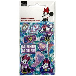 Ensemble d'autocollants hologrammes Disney Minnie Smiles