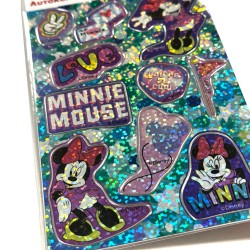 Ensemble d'autocollants hologrammes Disney Minnie Smiles