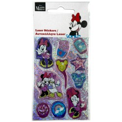 Ensemble d'autocollants hologrammes Disney Minnie Smiles