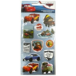 Ensemble d'autocollants en mousse gonflée Disney Cars Adventure