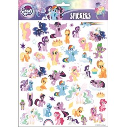 Lot de 50 autocollants à bulles My Little Pony