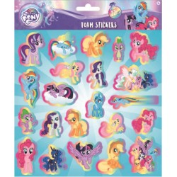 My Little Pony puffy foam sticker with silver decoration