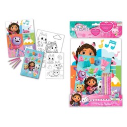 Gabby's Dollhouse coloring set