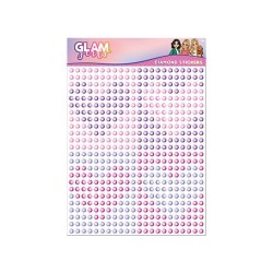 Autocollant strass coloré Glam Girls