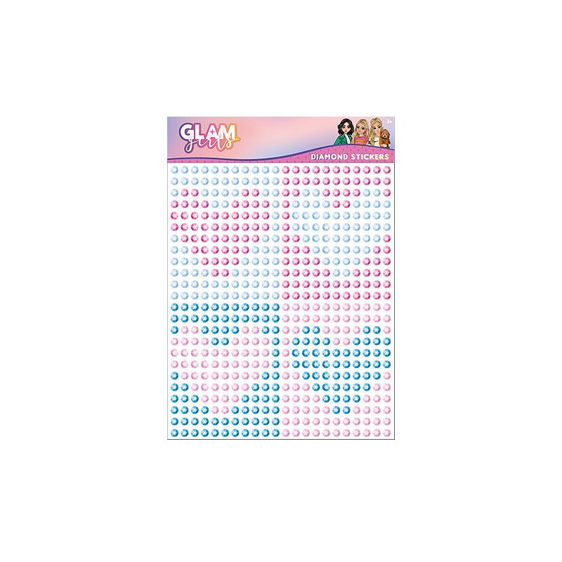 Glam Girls Colorful self-adhesive rhinestone sticker