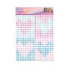 Glam Girls Colorful self-adhesive rhinestone sticker