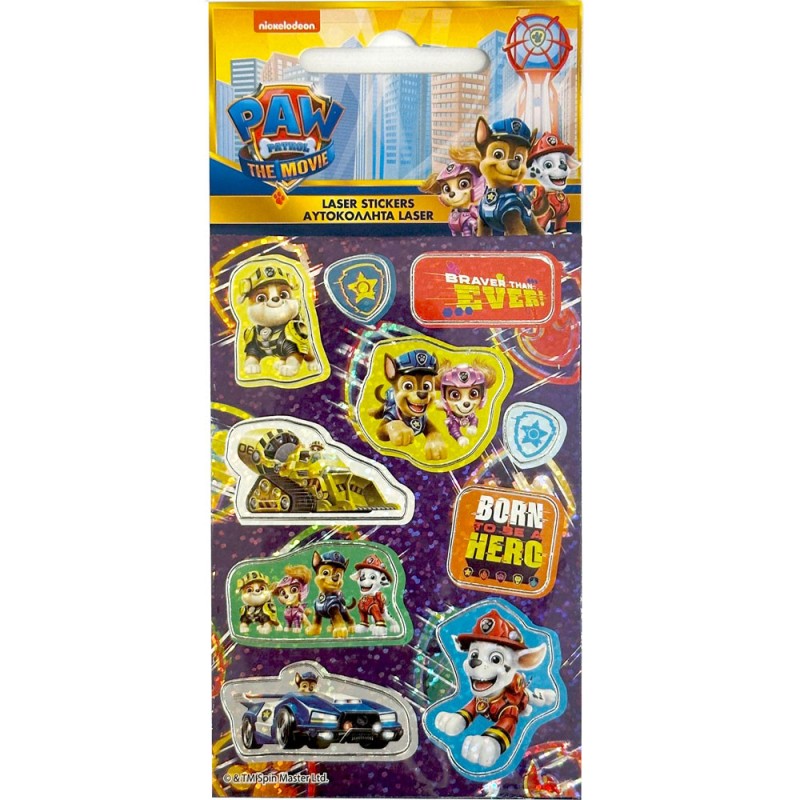 Paw Patrol holographic sticker set