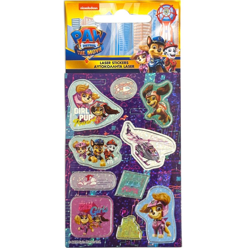 Paw Patrol hologram sticker set