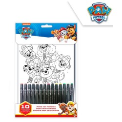 Livre de coloriage de chiffres Paw Patrol