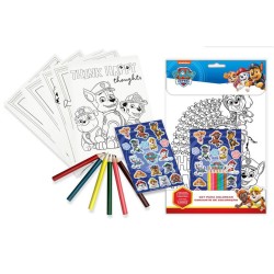 Coffret peinture et autocollants Paw Patrol