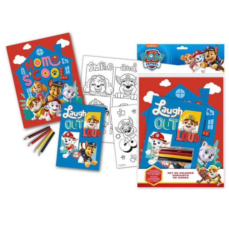 Paw Patrol coloring set