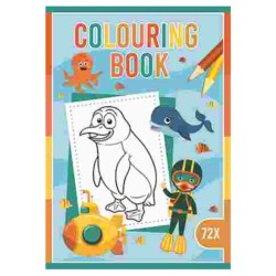 Ocean coloring book 72 pages