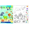 Ocean coloring book with stickers 32 pages