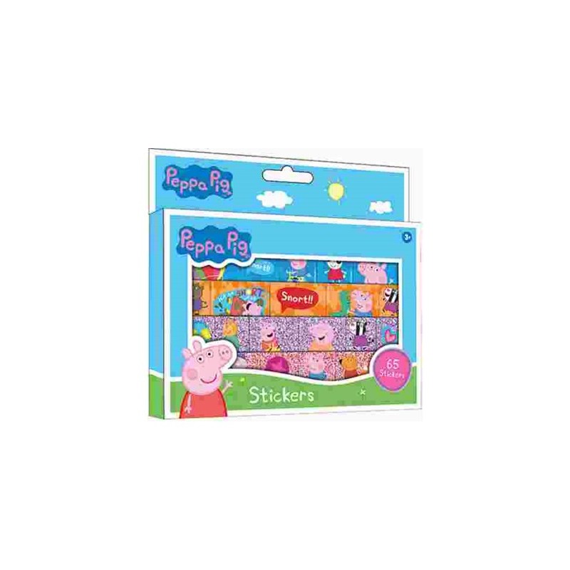 Peppa Pig 65-piece sticker set