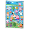 Peppa Pig glitter sticker set 6 sheets