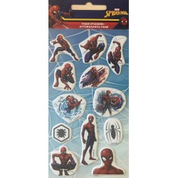 Spiderman Dark puffy foam sticker set