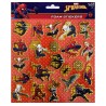 Spiderman puffy foam sticker set with gold decoration