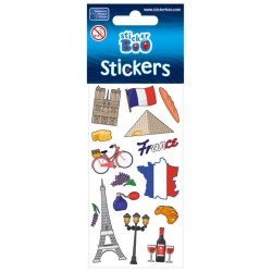 Travel France Sticker Set