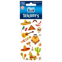 Travel Mexico sticker set