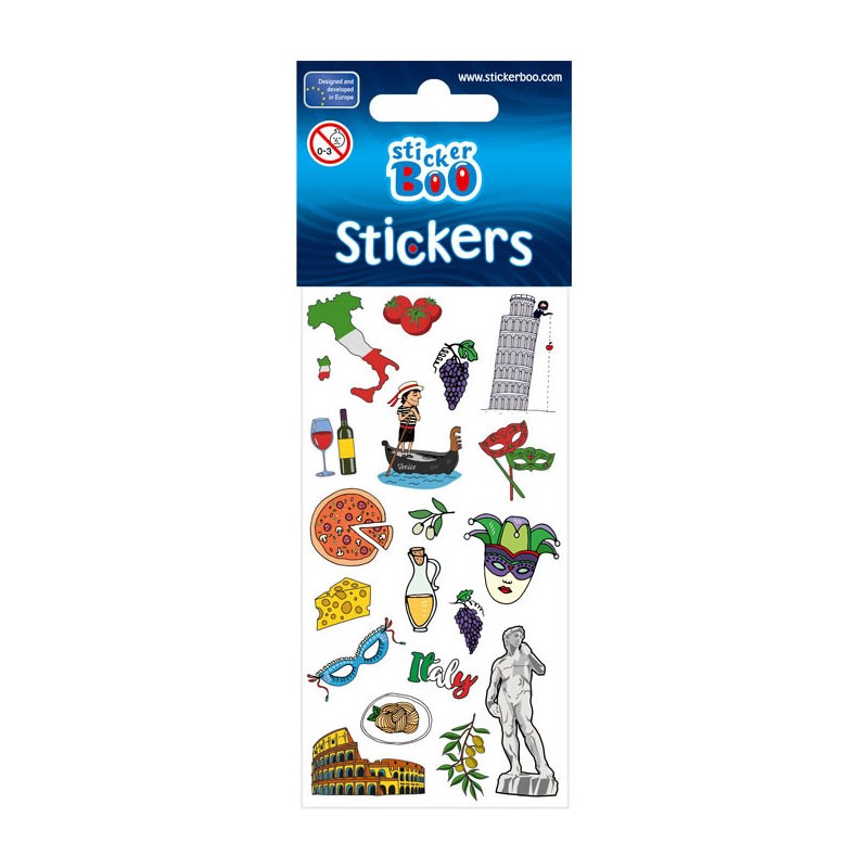 Travel Italy Sticker Set