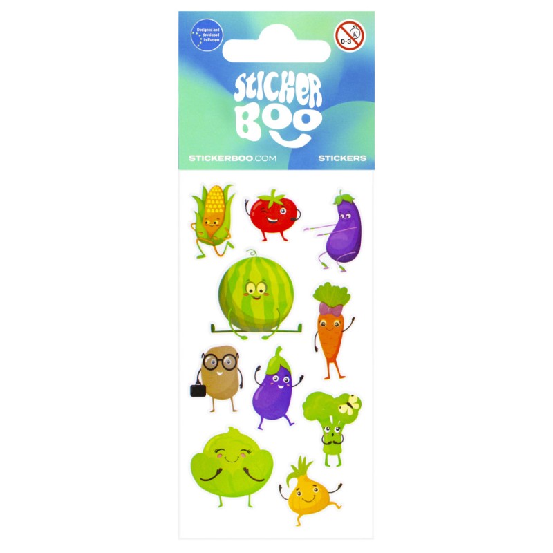 Food Vegetable Sticker Set