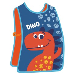 Tablier de peinture pour enfants Dinosaure Bleu