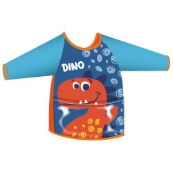 Dinosaur Blue  children's painting apron