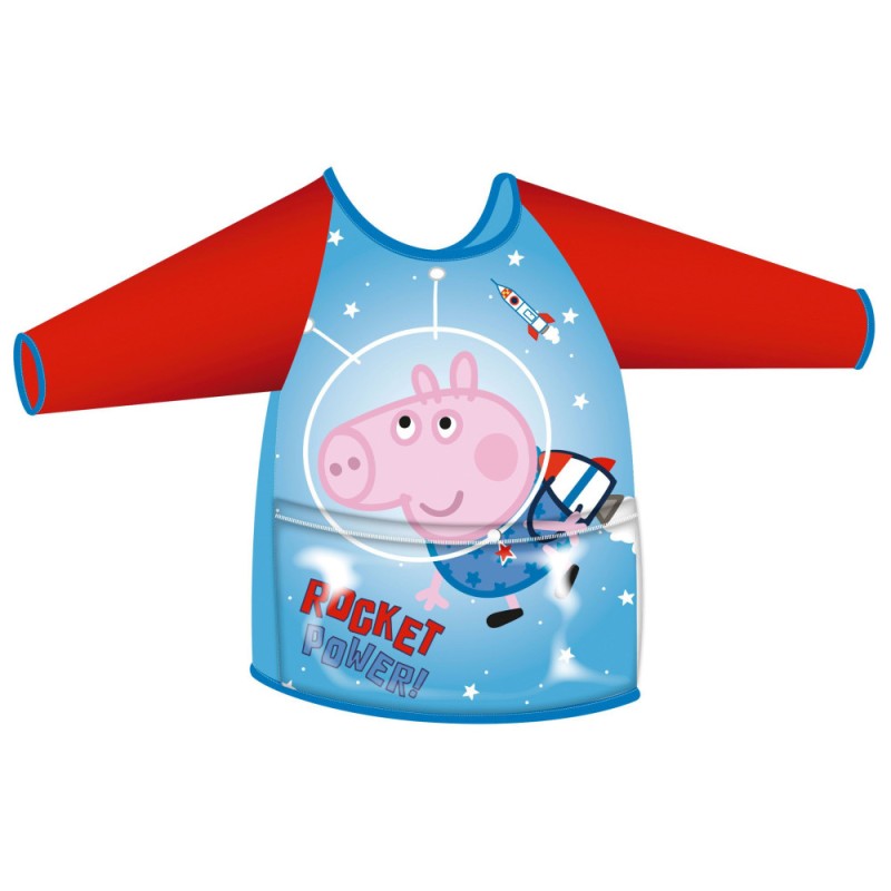 Blouse de peinture pour enfants Peppa Pig Rocket