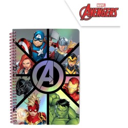 Avengers metallic A/5 lined notebook