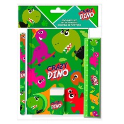 Dinosaur stationery set (5 pieces)