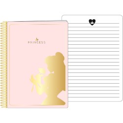 Carnet A5 Princesses Disney