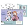 Carnet de croquis à spirale A/4 Disney Frozen Adventure avec 40 pages et autocollants