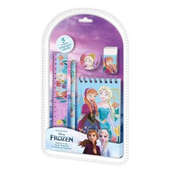 Ensemble de papeterie enchantée Disney Frozen 5 pièces